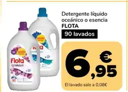 Supeco FLOTA Detergente líquido oceánico o esencia oferta