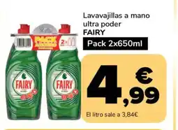 Supeco FAIRY Lavavajillas a mano ultra poder oferta