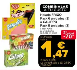 Supeco FRIGO Helado Pack 6 unidades oferta