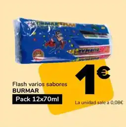 Supeco BURMAR Flash varios sabores oferta