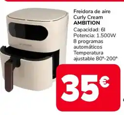 Supeco AMBITION Freidora de aire Curly Cream oferta