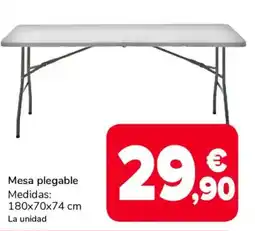 Supeco Mesa plegable oferta