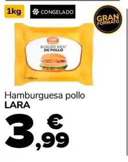 Supeco LARA Hamburguesa pollo oferta