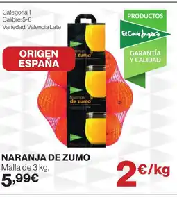 Supercor Naranja de zumo oferta
