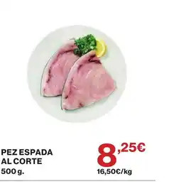 Supercor Pez espada al corte oferta