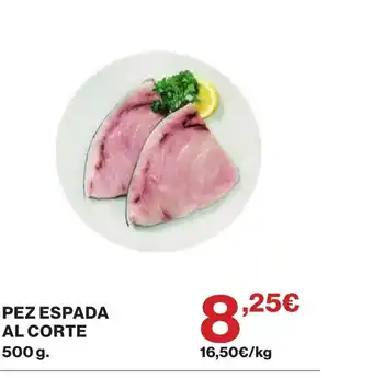 Supercor Pez espada al corte oferta
