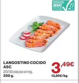 Supercor Langostino cocido asc oferta