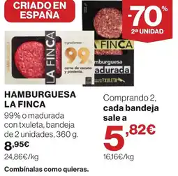 Supercor LA FINCA Hamburguesa oferta