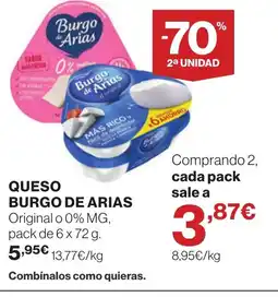 Supercor BURGO DE ARIAS Queso oferta