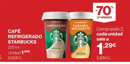 Supercor STARBUCKS Café refrigerado oferta