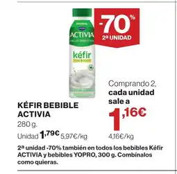 Supercor ACTIVIA Kéfir bebible oferta