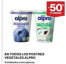 Supercor ALPRO En todos los postres vegetales oferta