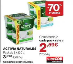 Supercor ACTIVA naturales oferta