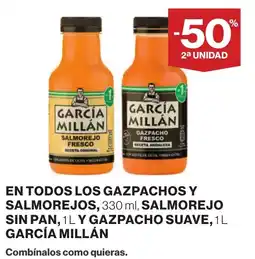 Supercor GARCÍA MILLÁN En todos los gazpachos y salmorejos, salmorejo sin pan, gazpacho suave oferta