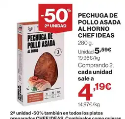 Supercor Pechuga de pollo asada al horno chef ideas oferta