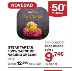Supercor OKELAN Steak tartar 100% carne de vacuno oferta