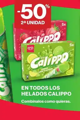 Supercor CALIPPO En todos los helados oferta