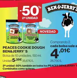Supercor BEN&JERRY'S Peaces cookie dough oferta