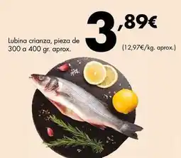 Supermercados Lupa Lubina crianza oferta