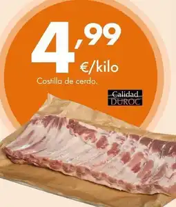 Supermercados Lupa Duroc - costilla de cerdo oferta