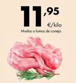 Supermercados Lupa Muslos o lomos de conejo oferta