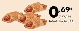 Supermercados Lupa Panuelo hot dog oferta