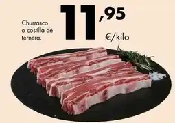 Supermercados Lupa Churrasco o costilla de ternera oferta
