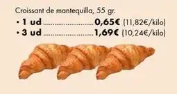 Supermercados Lupa Croissant de mantequilla oferta