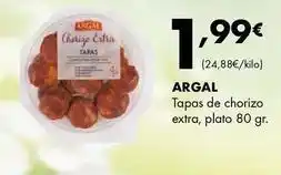 Supermercados Lupa Argal - tapas de chorizo extra oferta