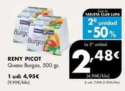 Supermercados Lupa Reny picot - queso burgos oferta