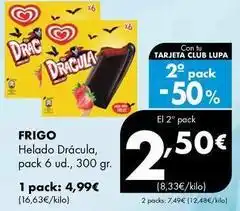 Supermercados Lupa Frigo - helado dracula oferta
