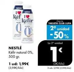 Supermercados Lupa Nestlé - kéfir natural 0% oferta