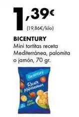 Supermercados Lupa Bicentury - mini tortitas receta mediterranea, palomita o jamon oferta
