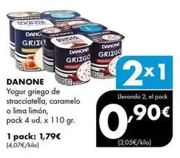Supermercados Lupa Danone - yogur griego de stracciatella oferta