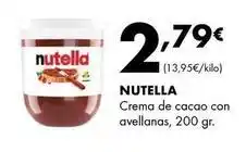 Supermercados Lupa Nutella - crema de cacao con avellanas oferta