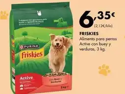 Supermercados Lupa Purina - friskies alimento para perros active con buey y verduras oferta