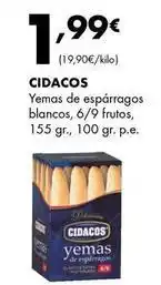 Supermercados Lupa Cidacos - yemas de esparragos blancos oferta