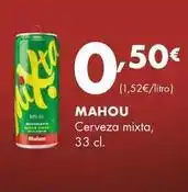 Supermercados Lupa Mahou - cerveza mixta oferta