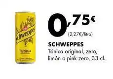 Supermercados Lupa Schweppes - tonica original, zero, limon o pink zero oferta