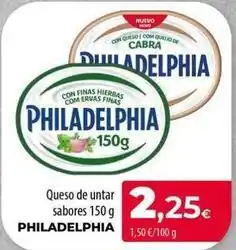 Spar La Palma Philadelphia - queso de untar sabores oferta