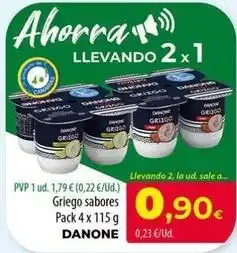 Spar La Palma Danone - griego sabores oferta