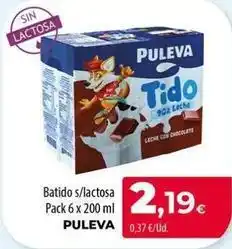 Spar La Palma Puleva - batido s/lactosa oferta