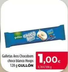 Spar La Palma Gullón - galletas aros chocobom choco blanco hoops oferta
