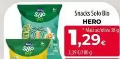 Spar La Palma Hero - snacks solo bio oferta