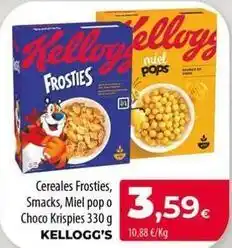 Spar La Palma Kellogg's - cereales frosties, smacks, miel pop o choco krispies oferta