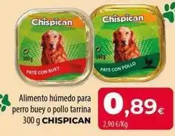 Spar La Palma Chispican - alimento húmedo para perro buey o pollo tarrina oferta