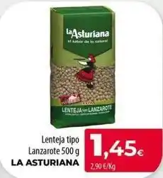 Spar La Palma La asturiana - lenteja tipo lanzarote oferta