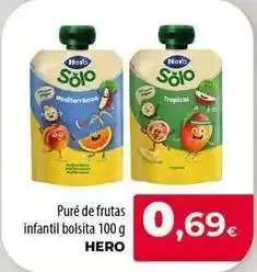 Spar La Palma Hero - puré de frutas infantil bolsita oferta