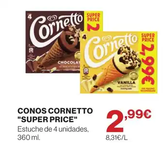 Supercor Conos cornetto super price oferta