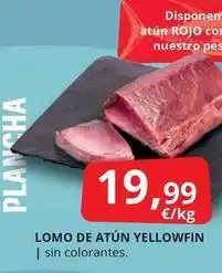 Supermercados MAS Lomo de atun yellowfin oferta